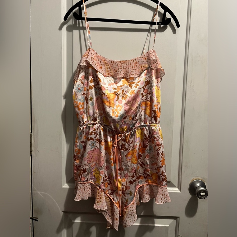 Victoria's Secret Floral Multicolor Pajama Romper
